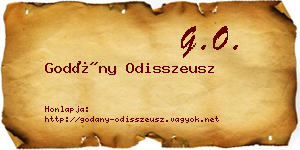 Godány Odisszeusz névjegykártya